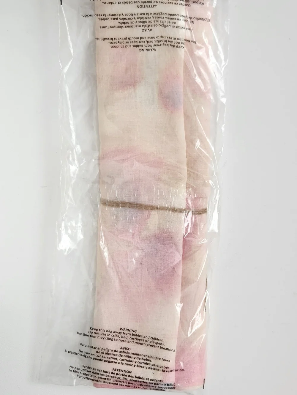 Sur La Table Solstice Watercolor Linen Table Runner New NWT